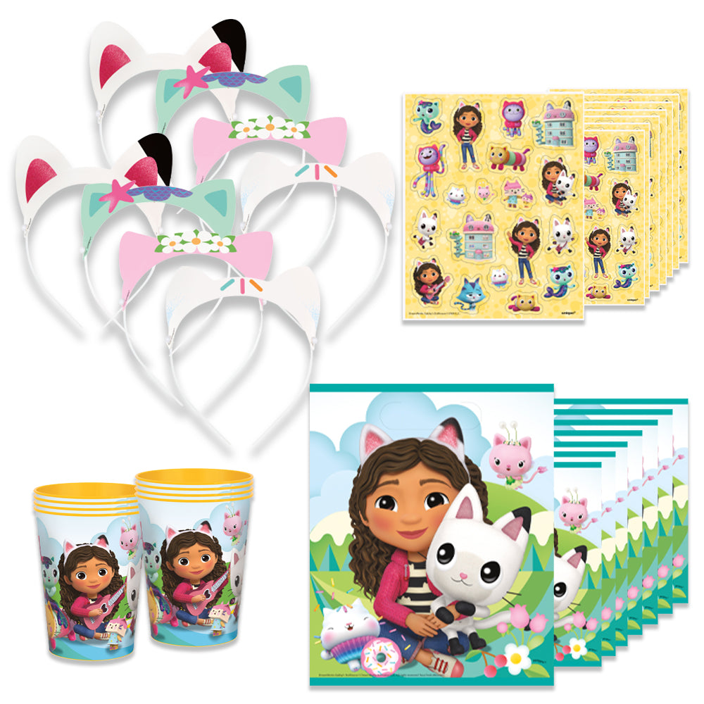 Gabbys Dollhouse Birthday Favors Party Pack For 8 Guests Party