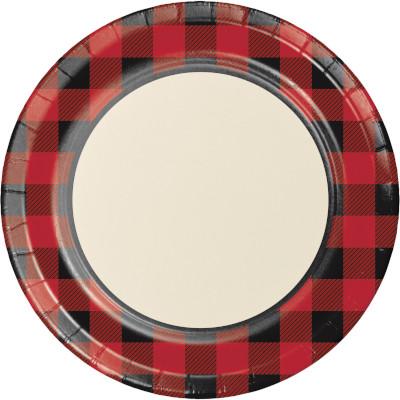 Buffalo plaid outlet dinnerware