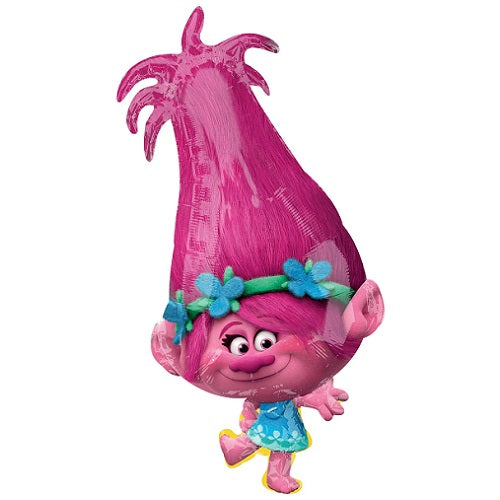 Trolls Poppy Shaped Jumbo Foil Balloon - Party Things Canada